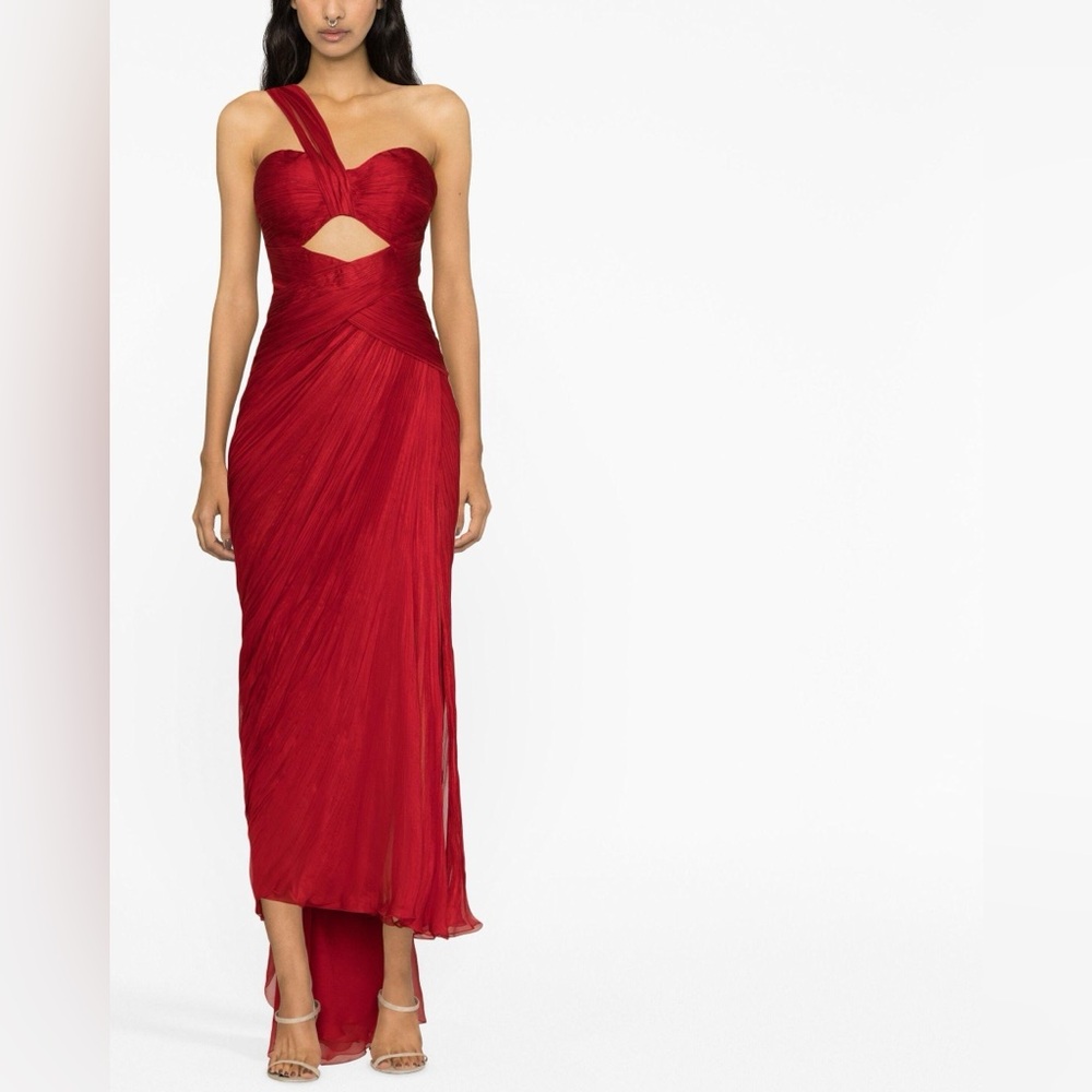 Maria Lucia Hohan Amelia Silk Red Dress